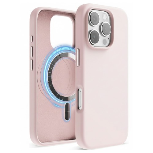 Ümbris "TM MagSafe Silicone" iPhone 13 / Roosa liiv /