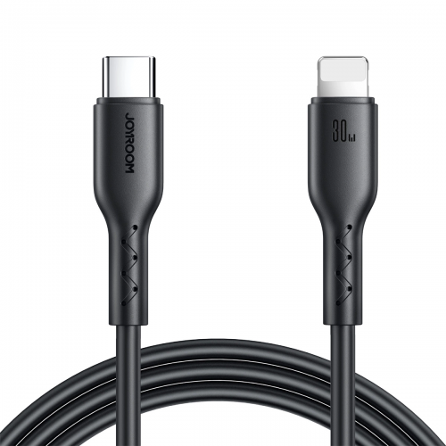 USB kaabel Joyroom „SA26“ must „Type-C / Lightning“ 100cm (kuni 30W)