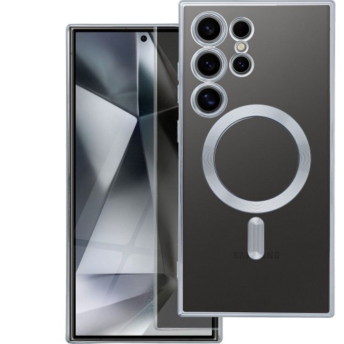 Telefoni ümbris "Electro Mag Cover" Samsung S938 S25 Ultra hõbedane