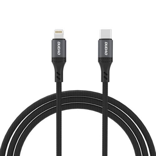 USB Kaabel Dudao L3CL must Type-C / Lightning 200cm (kuni 30W)