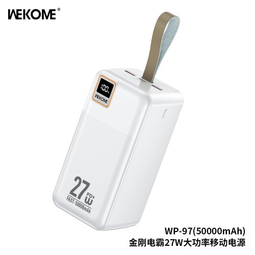 Akupank WK Design "WP-97" valge 50000mAh (27W)