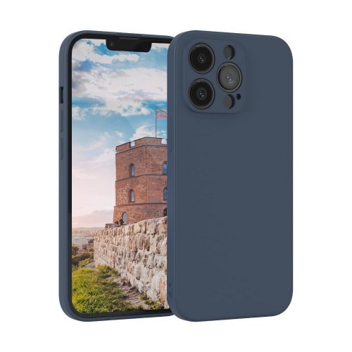 Phone Ümbris "Liquid Silicone Edge" jaoks Xiaomi 12 Pro (Tumesinine)