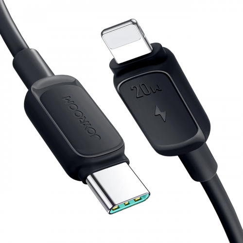 USB kaabel Joyroom „A14“ must „Type-C / Lightning“ 120cm (kuni 20W)