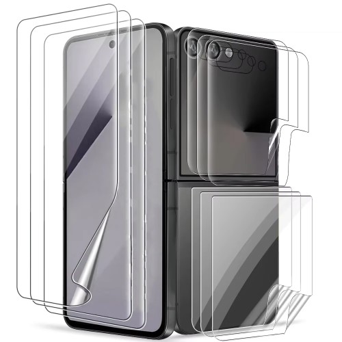 Ekraanikaitse "Flexible Clear HD" komplekt 2in1 Samsung F721 Z Flip4 jaoks (Bulk)