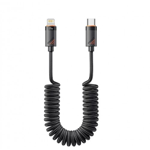 USB Kaabel Essager Chuan4 must 29W Type-C / Lightning 180cm