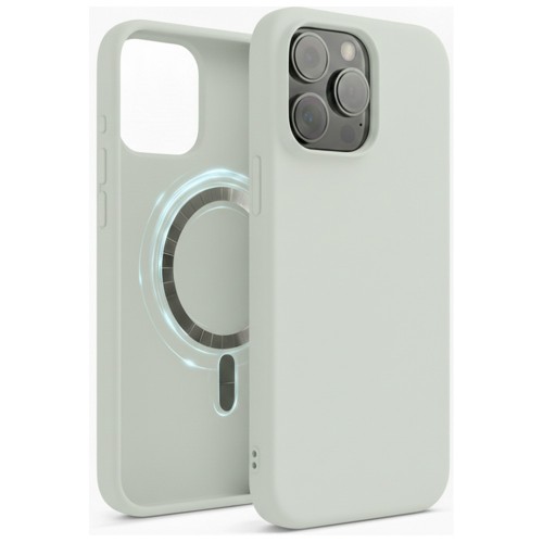 Ümbris "TM MagSafe Silicone" iPhone 16 Pro / Akvamariin /