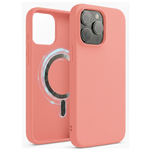 Ümbris "TM MagSafe Silicone" iPhone 15 / Guaava /