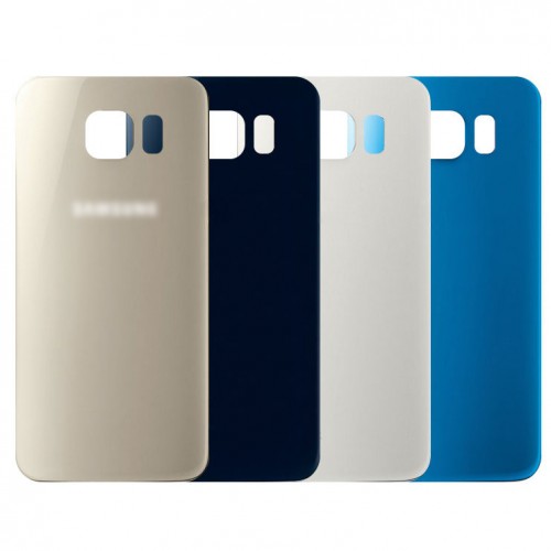 Tagakaas Ühildub Samsung G925F S6 Edge Must / Sinine Koos original sticker (Original colour) HQ