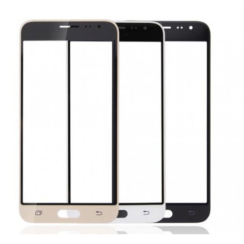 Outer Screen Glass Ühildub Samsung J320 J3 2016 Valge HQ