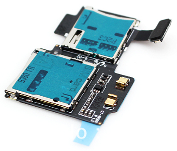 Flex Samsung i9500/i9505 S4 jaoks SIM ja microSD slot ORG