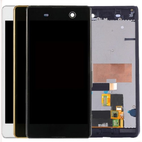 LCD Ekraan Ühildub Sony Xperia M5 E5603 Valge HQ