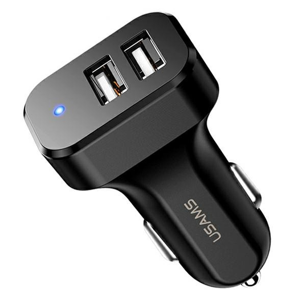 USAMS võrgulaadija 1XUSB-C+1XUSB T47 65W PD kiire laadimine Super Si CC153TC01 (US-CC153) must