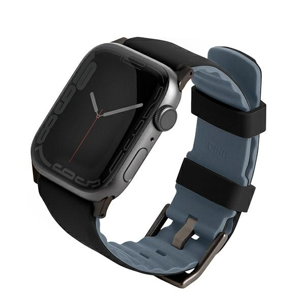 UNIQ rihm Linus Apple Watch Series 1/2/3/4/5/6/7/8/9/SE/SE2/Ultra/Ultra 2 42/44/45/49mm. Airosoft Silikoon must/must