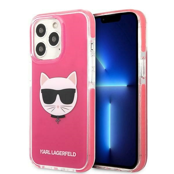 KARL LAGERFELD KLHCP13XTPECPI IPHONE 13 PRO MAX 6.7 "ÜMBRIS FUCHSIA/FUSCHIA CHOUPETTE HEAD