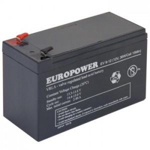Aku 12V 9Ah VRLA EV9-12 T2 Europower EMU