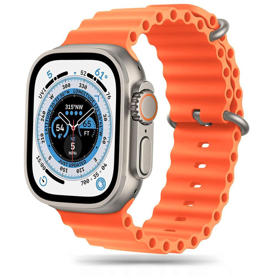 TECH-PROTECT ICONBAND PRO APPLE WATCH 4 / 5 / 6 / 7 / 8 / 9 / SE / ULTRA 1 / 2 (42 / 44 / 45 / 49 MM) ORANŽ