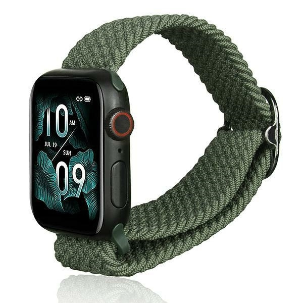 Beline Rihm Apple Watch Textile 42/44/45/49mm roheline