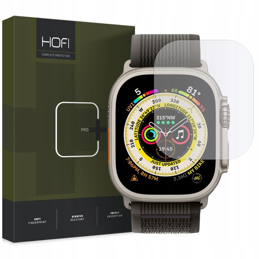 Karastatud klaas HOFI GLASS PRO+ APPLE WATCH ULTRA 1 / 2 (49 MM) LÄBIPAISTEV