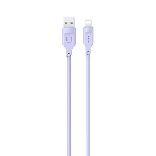 USAMS Kaabel lightning 2,4A 1,2m Fast Charging Lithe Series lilla SJ565USB03 (US-SJ565)