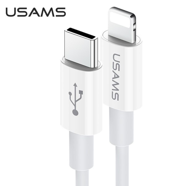 USAMS Kaabel USB-C to LIGHTNING PD FAST CHARGING 1,2M 20W LITHE SERIES lilla SJ566USB03 (US-SJ566)
