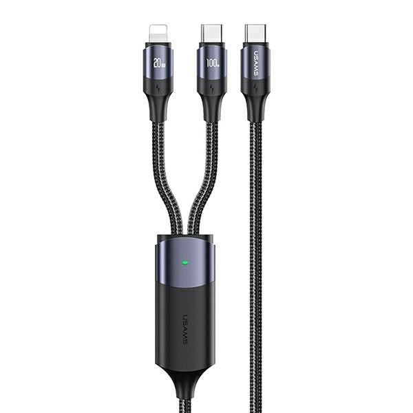 USAMS Autolaadija 1XUSB+1XUSB-C C32 30W FAST CHARGE must CC164CC01 (US-CC164)