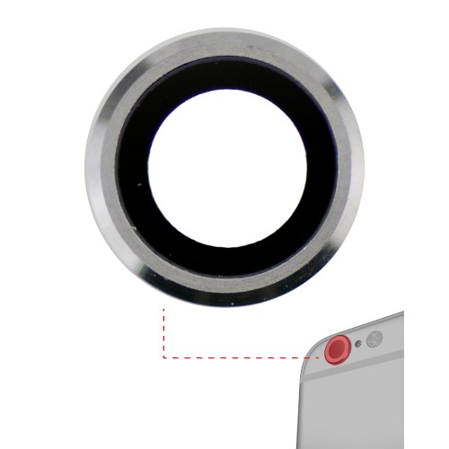 Rear Camera Lens Ühildub Apple iPhone 6 / 6S Rear Camera Lens Hõbedane