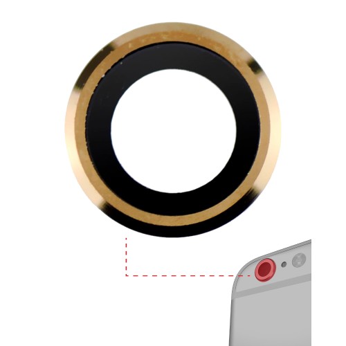 Rear Camera Lens Ühildub Apple iPhone 6 Plus / 6S Plus Rear Camera Lens Kuldne
