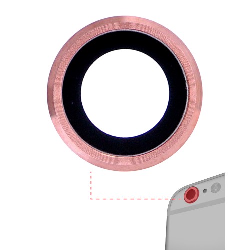 Rear Camera Lens Ühildub Apple iPhone 6 Plus / 6S Plus Rear Camera Lens Rose Kuldne