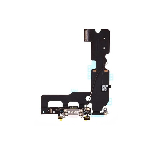 Charging Port Ühildub Apple iPhone 7 4.7'' Koos Flex Valge OEM
