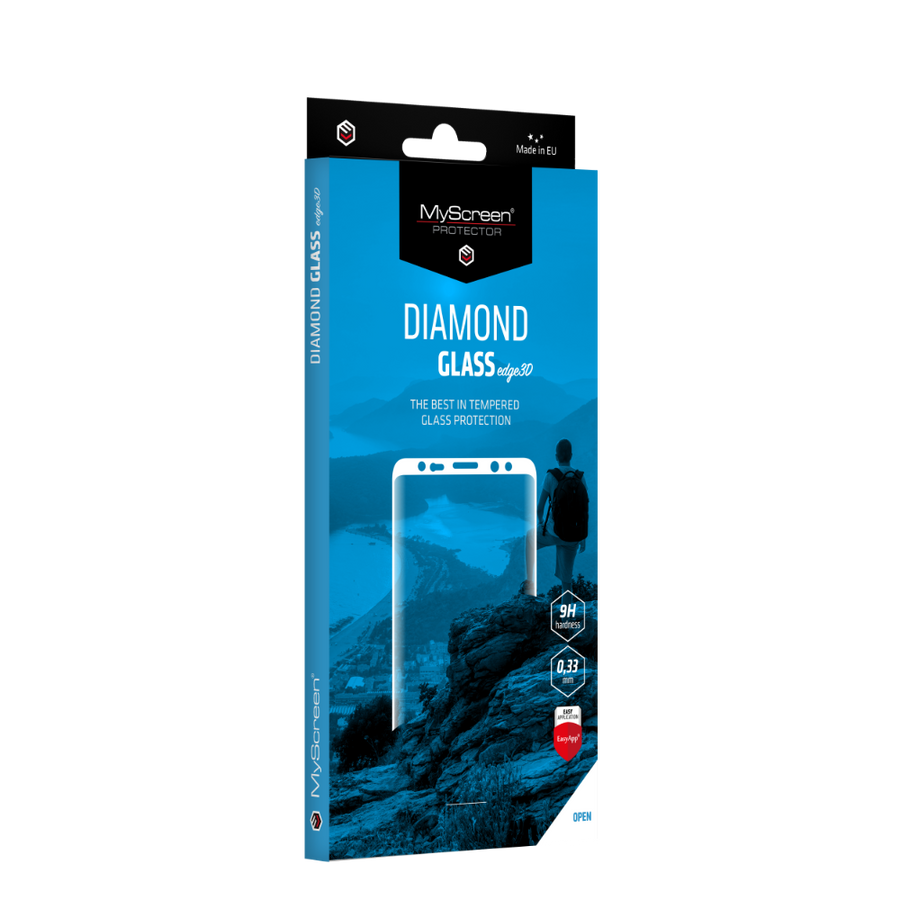 MyScreen DIAMOND GLASS edge3D Black Samsung Galaxy S23 Ultra