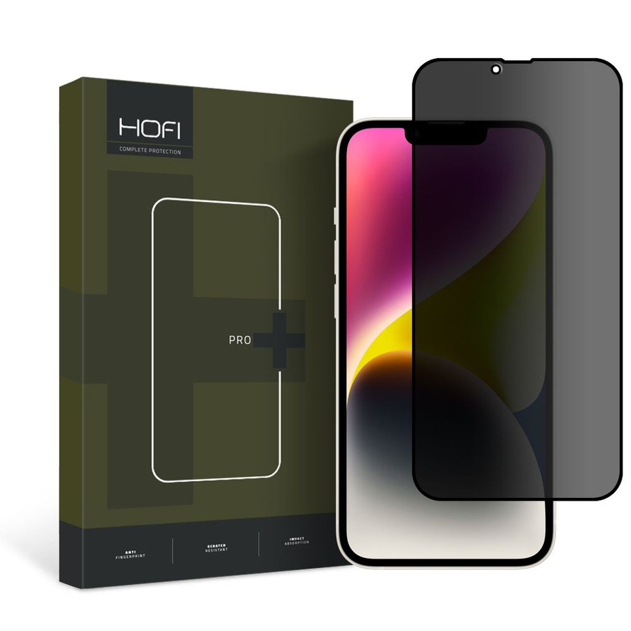PRIVAATSUSKLAAS HOFI ANTI SPY GLASS PRO+ IPHONE 13 PRO MAX / 14 PLUS PRIVAATSUS