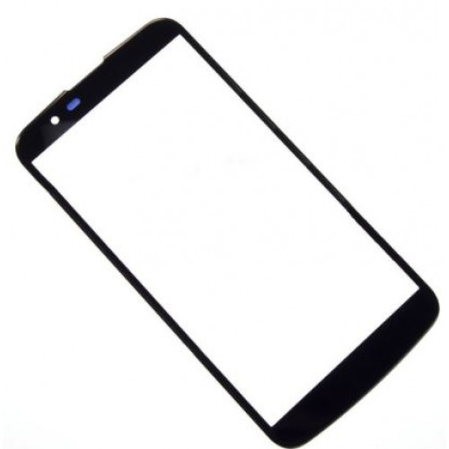 Outer Screen Glass Ühildub LG K10 K420N Must HQ
