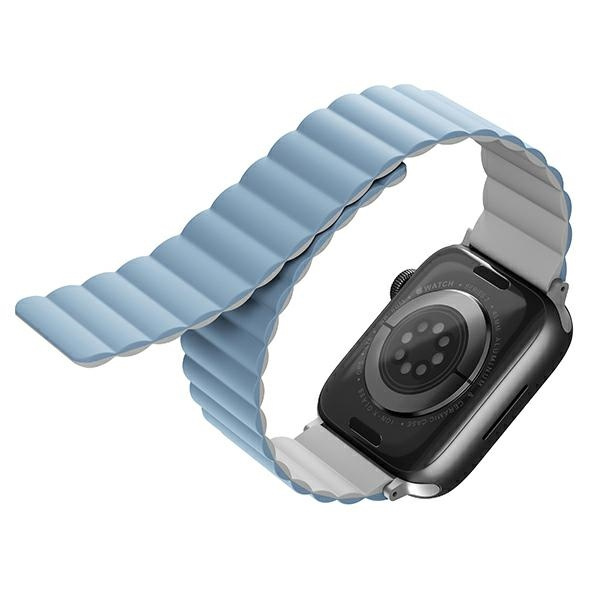 Uniq Revix rihm for Apple Watch 1/2/3/4/5/6/7/8/SE/SE2/Ultra 42/44/45/49mm - valge and sinine