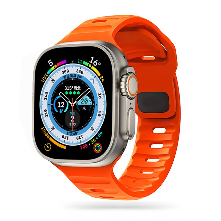 TECH-PROTECT ICONBAND LINE APPLE WATCH 4 / 5 / 6 / 7 / 8 / 9 / SE / ULTRA 1 / 2  (42 / 44 / 45 / 49 MM) ORANŽ