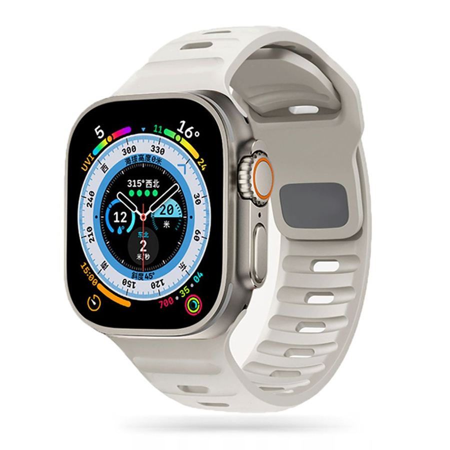 TECH-PROTECT ICONBAND LINE APPLE WATCH 4 / 5 / 6 / 7 / 8 / 9 / SE / ULTRA 1 / 2  (42 / 44 / 45 / 49 MM) TÄHEVALGUS