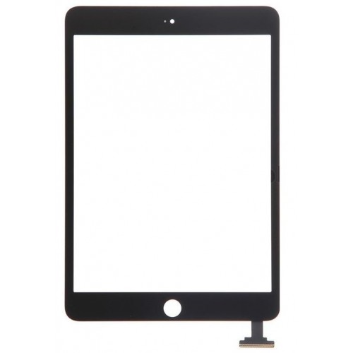 Puuteekraan Apple iPad Mini 3 Home nupu IC-ga must HQ2