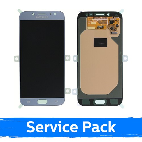 LCD ekraan Samsung J730 J7 hõbedane (Service Pack)