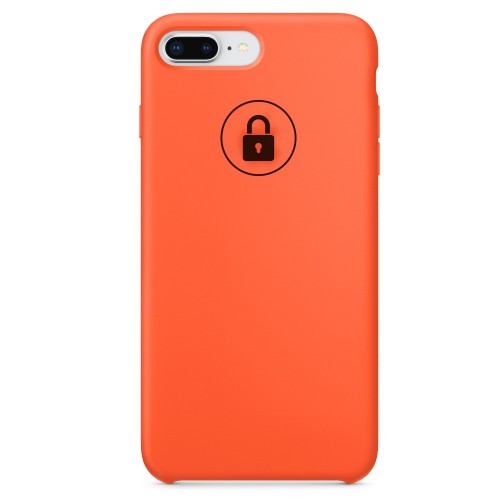Phone Ümbris "Silicone Ümbris" jaoks iPhone 7 (iPhone 8) / Spicy Oranž / in package