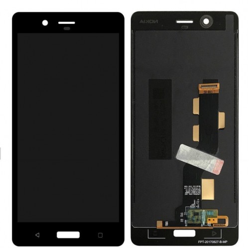 LCD ekraan ühilduv Nokia 8 must HQ