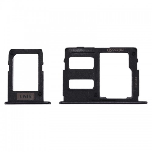 SIM-kaardi hoidja Samsung J530 2017 J5 jaoks, SIM + MicroSD, must