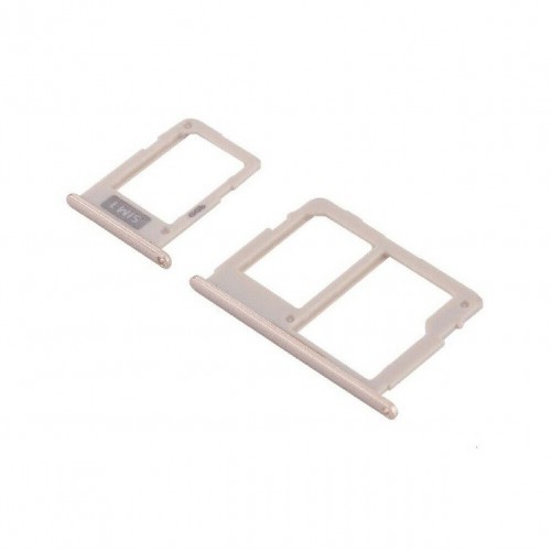 SIM-kaardi hoidja Samsung J730 2017 J7 jaoks, SIM + MicroSD, kuldne (2 SIM)