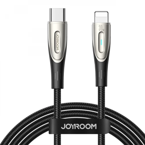 USB Kaabel Joyroom "SA27-CL3" must "Type-C / Lightning" 120cm (kuni 30W)