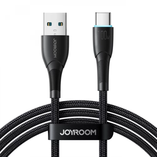 USB Kaabel Joyroom "SA32-AC6" Must "Type-C" 100cm (kuni 100W)