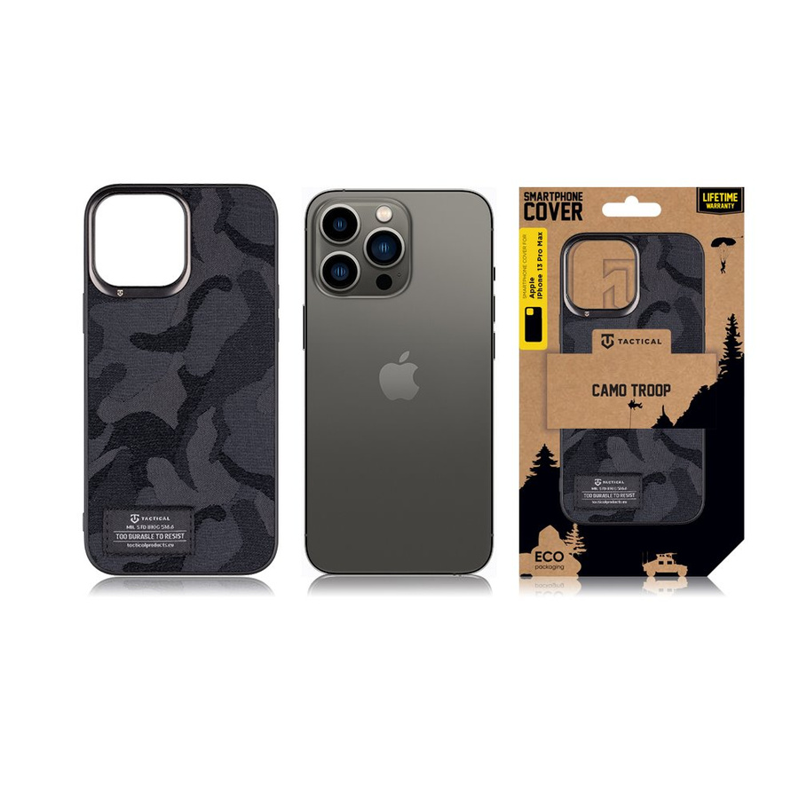 Tactical Camo Troop Ümbris for Apple iPhone 13 Pro Max Must