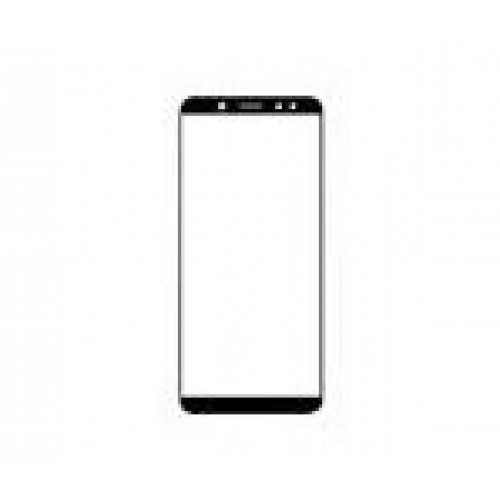 Outer Screen Glass Ühildub Samsung A600 A6 2018 Must HQ