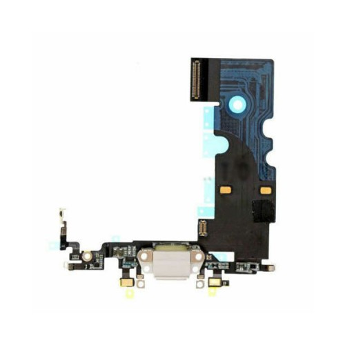 Charging Port Ühildub Apple iPhone 8 Plus 5.5'' Koos Flex Valge Original