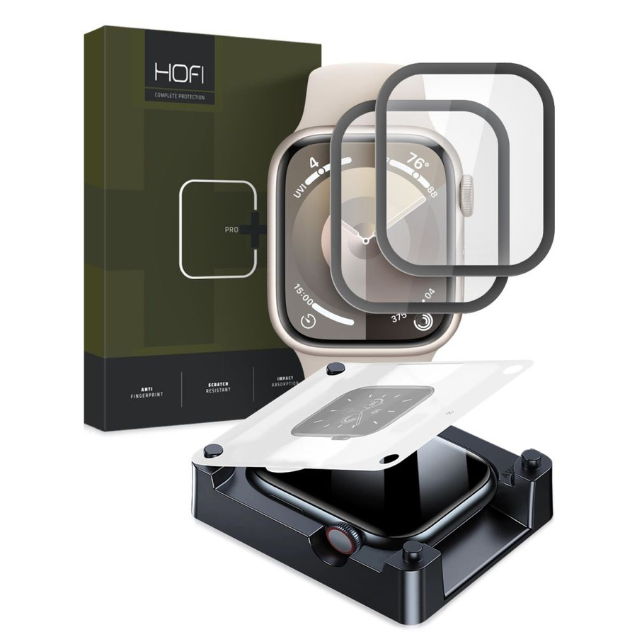 HÜBRIIDKLAAS HOFI HYBRID PRO+ 2-PACK APPLE WATCH 7 / 8 / 9 (41 MM) MUST