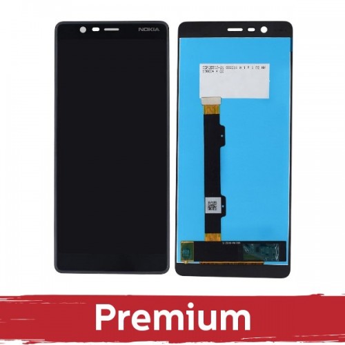 LCD Ekraan Ühildub Nokia 5.1 (Nokia 5 2018) Must OEM