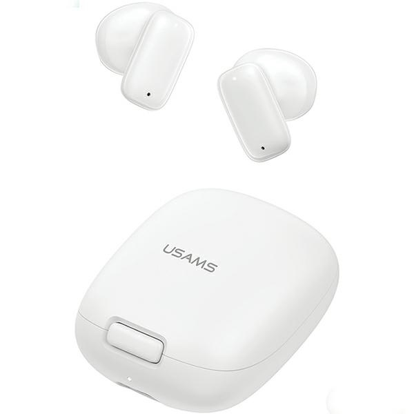 USAMS Kõrvaklapid Bluetooth 5.3 TWS ID Series juhtmevabad valge BHUID02 (ID25)