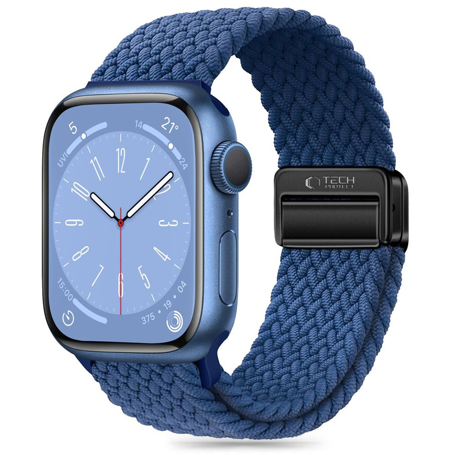 TECH-PROTECT NYLONMAG APPLE WATCH 4 / 5 / 6 / 7 / 8 / 9 / SE / ULTRA 1 / 2 (42 / 44 / 45 / 49 MM) MONTEGO SININE